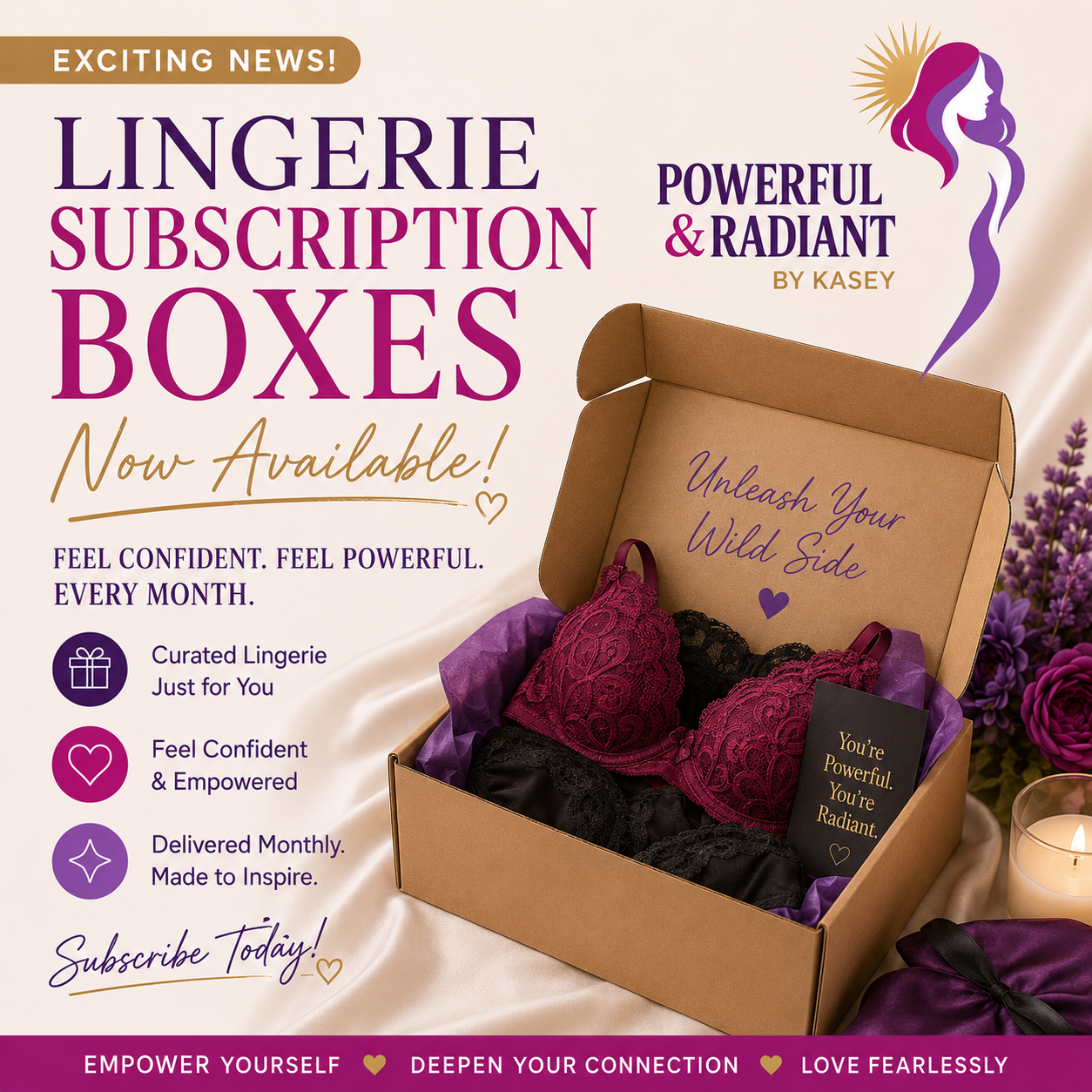 Lingerie Subscription Box (Bi-Monthly)
