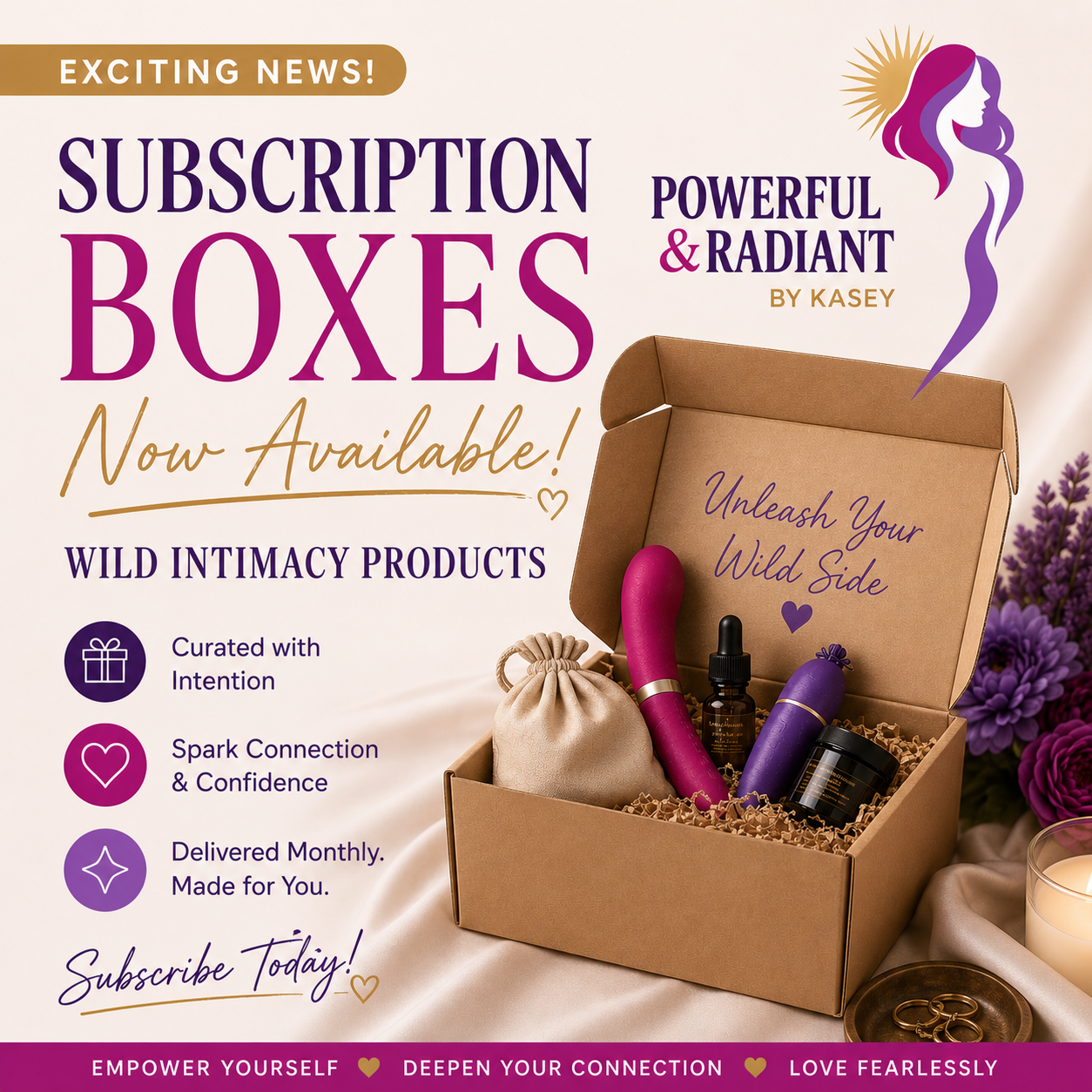Intimacy Subscription Boxes (Monthly)