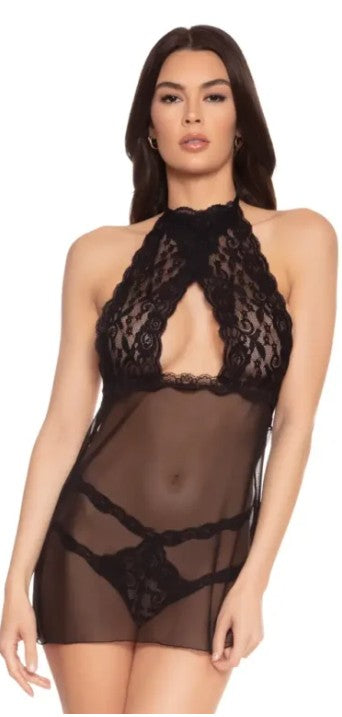Halter Babydoll with G-String
