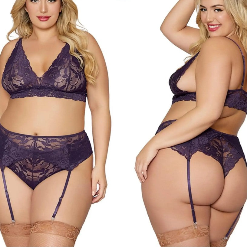 Lace Lingerie Trio